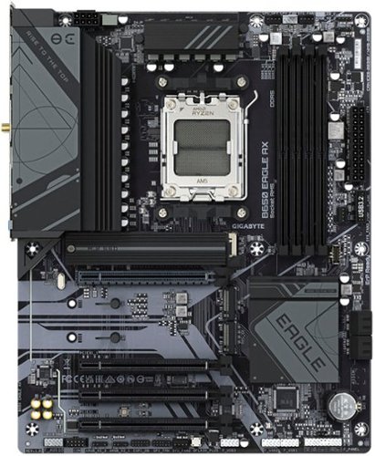 GIGABYTE B650 EAGLE AX (Socket AM5) AMD B650 ATX DDR5 Wi-Fi 6E Motherboard - Black WORLDWIDE DELIVERY