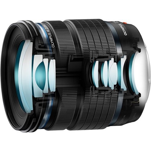 Olympus M.ZUIKO DIGITAL 12-45 mm f/4-22 Zoom Lens For Olympus OM-D E-M5 Mark III Mirrorless Digital Camera, Olympus Micro Four - Black GLOBAL SHIPPING
