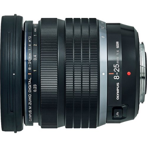 Olympus M.ZUIKO DIGITAL 8-25 mm f/4-22 Ultra Wide Angle Zoom Lens For Olympus Micro Four Thirds Mirrorless Cameras - Black WHERE TO BUY