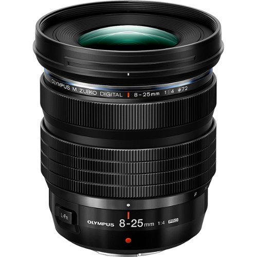 Olympus M.ZUIKO DIGITAL 8-25 mm f/4-22 Ultra Wide Angle Zoom Lens For Olympus Micro Four Thirds Mirrorless Cameras - Black SHOP ONLINE
