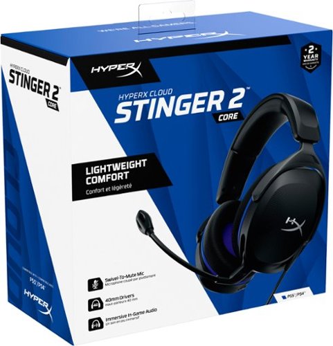 HyperX Cloud Stinger 2 Core Wired Gaming Headset for PS4 and PS5 - Black HOW TO BUY