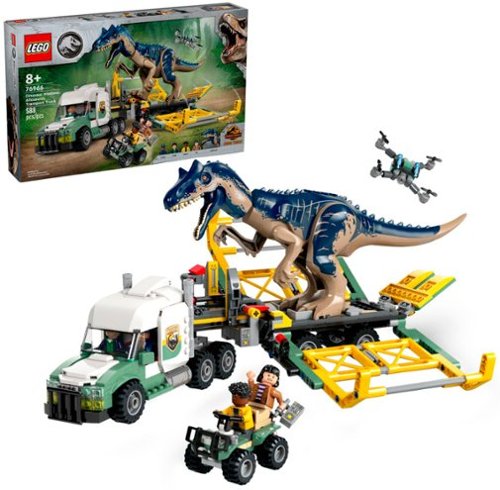 LEGO Jurassic World Dinosaur Missions: Allosaurus Transport Truck Toy 76966