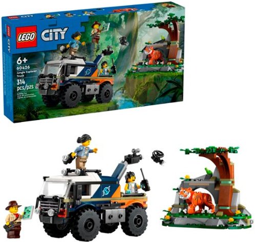 LEGO City Jungle Explorer Off-Road Truck Toy, Jungle Toy 60426 WHERE TO BUY