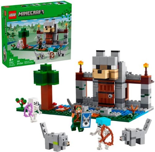 LEGO Minecraft The Wolf Stronghold Fortress Playset Video Game Toy 21261 WHERE TO BUY