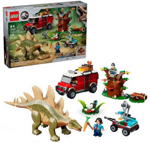 Photos - Construction Toy Lego  Jurassic World Dinosaur Missions: Stegosaurus Discovery Building Se 