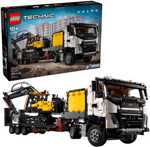LEGO Technic Volvo FMX Truck & EC230 Electric Excavator Building Toy 42175 WHERE TO BUY