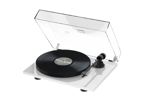 Pro-Ject - E1 Record Player with Phono Preamp - Gloss White