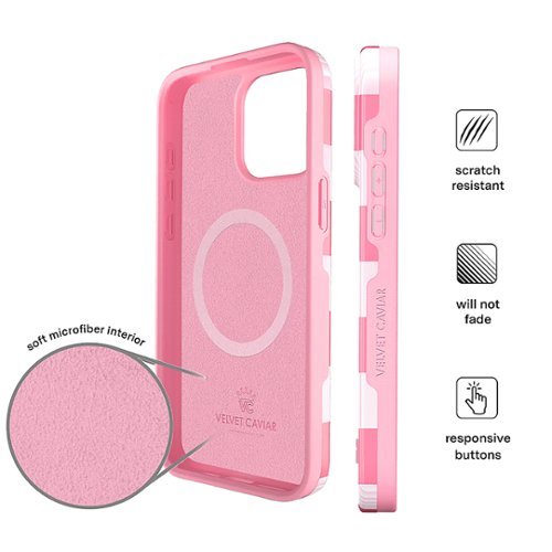 VELVET CAVIAR Checkered MagSafe iPhone 15 Pro Case - Pink WHERE TO BUY