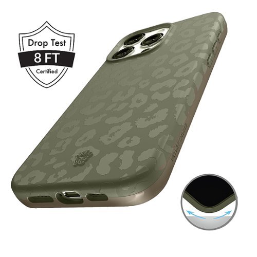 VELVET CAVIAR MagSafe iPhone 15 Pro Max Case - Olive Leopard WORLDWIDE DELIVERY