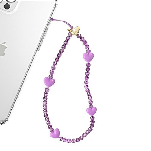 VELVET CAVIAR Phone Charm - Purple Heart WORLDWIDE DELIVERY