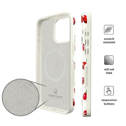 VELVET CAVIAR MagSafe iPhone 15 Pro Max Case - Cherry HOW TO BUY