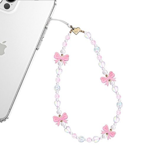 VELVET CAVIAR Phone Charm - Pink Bow WORLDWIDE DELIVERY