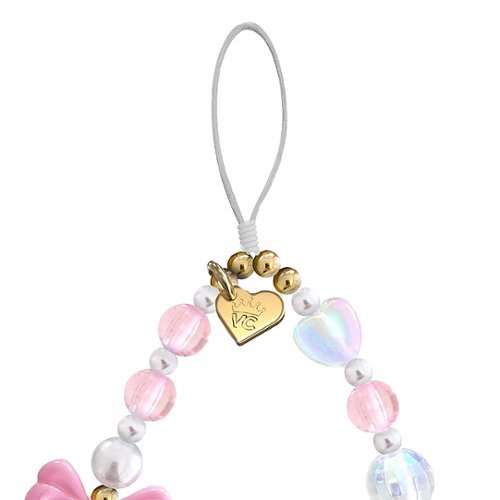 VELVET CAVIAR Phone Charm - Pink Bow GLOBAL SHIPPING