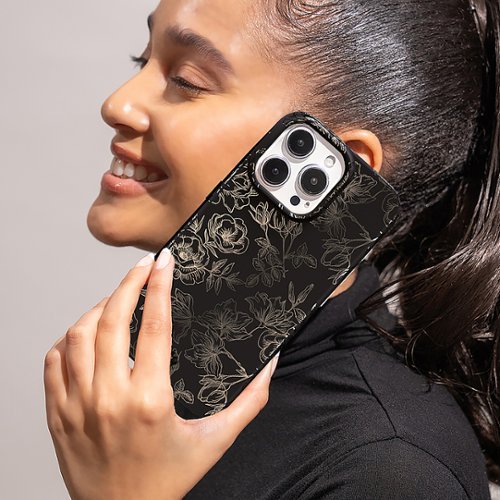 VELVET CAVIAR MagSafe iPhone 15 Pro Case - Chrome Floral Rose BUY IN EUROPE