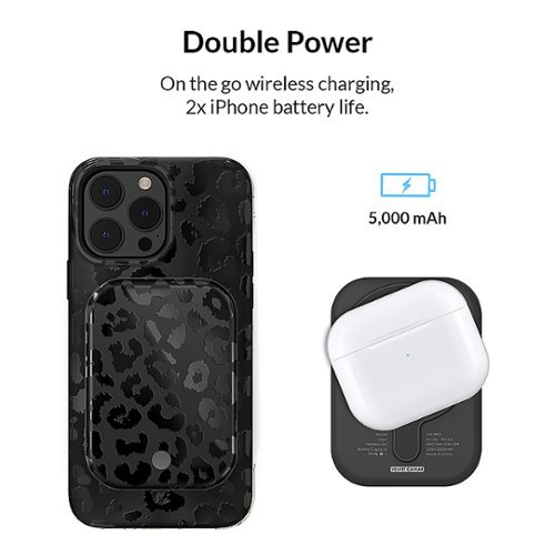 VELVET CAVIAR MagSafe Battery Power Pack - Black Leopard WORLDWIDE DELIVERY