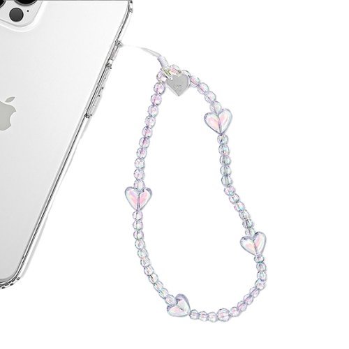 VELVET CAVIAR Phone Charm - Holo Heart WORLDWIDE DELIVERY