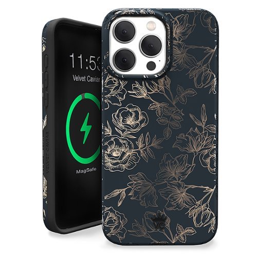 Velvet Caviar - Chrome MagSafe iPhone 15 Pro Max Case - Floral Rose