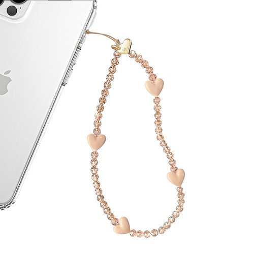 VELVET CAVIAR Phone Charm - Nude Heart WORLDWIDE DELIVERY