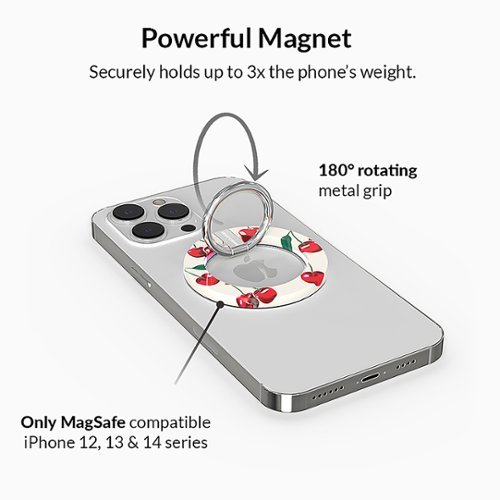VELVET CAVIAR MagSafe Grip Ring for Most Cell Phones - Mon Cheri Cherry WORLDWIDE DELIVERY