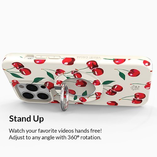 VELVET CAVIAR MagSafe Grip Ring for Most Cell Phones - Mon Cheri Cherry GLOBAL SHIPPING