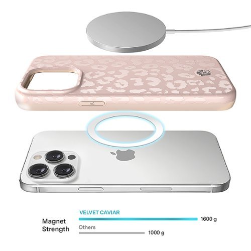 VELVET CAVIAR MagSafe iPhone 15 Pro Case - Nude Leopard WORLDWIDE DELIVERY