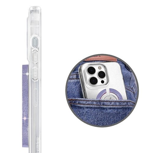 VELVET CAVIAR MagSafe Grip Ring for Most Cell Phones - Lilac Stardust WORLDWIDE DELIVERY