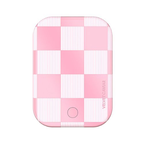 VELVET CAVIAR - MagSafe Battery Power Pack - Pink Checker