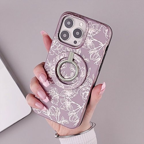 VELVET CAVIAR MagSafe iPhone 15 Pro Max Case - Chrome Floral Dusty Rose BUY IN EUROPE