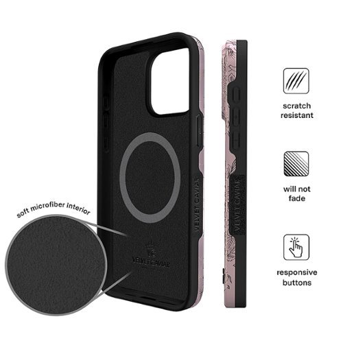 VELVET CAVIAR MagSafe iPhone 15 Pro Max Case - Chrome Floral Dusty Rose HOW TO BUY