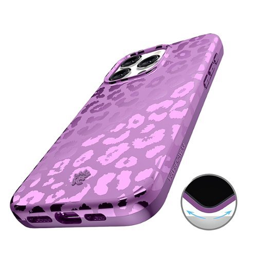 VELVET CAVIAR MagSafe iPhone 15 Pro Max Case - Amethyst Leopard WORLDWIDE DELIVERY