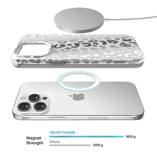 VELVET CAVIAR MagSafe iPhone 15 Pro Max Case - Chrome Leopard SHOP ONLINE