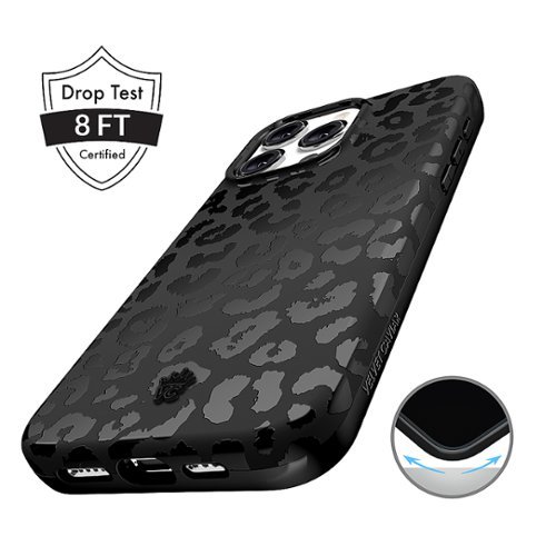 VELVET CAVIAR MagSafe iPhone 15 Pro Case - Black Leopard WORLDWIDE DELIVERY