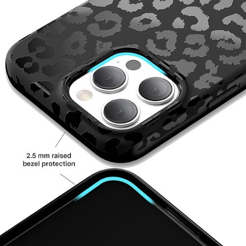 VELVET CAVIAR MagSafe iPhone 15 Pro Case - Black Leopard GLOBAL SHIPPING