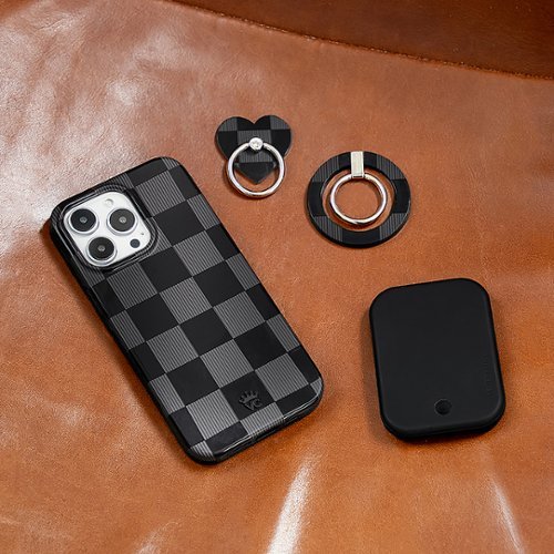 VELVET CAVIAR Checkered MagSafe iPhone 15 Pro Case - Noir Vibe BUY IN MIDDLE EAST