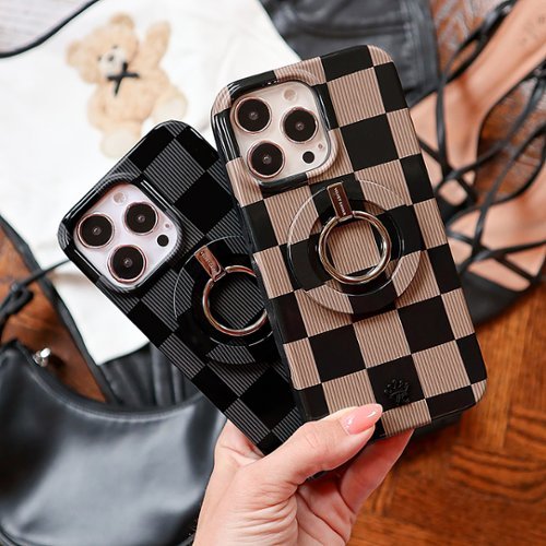 VELVET CAVIAR Checkered MagSafe iPhone 15 Pro Case - Noir Vibe BUY IN AUSTRALIA