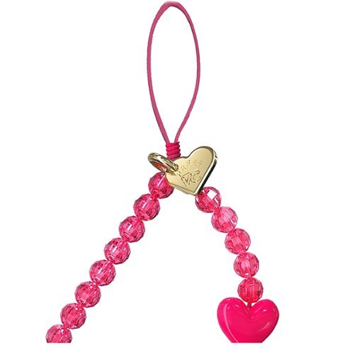 VELVET CAVIAR Phone Charm - Hot Pink Heart GLOBAL SHIPPING