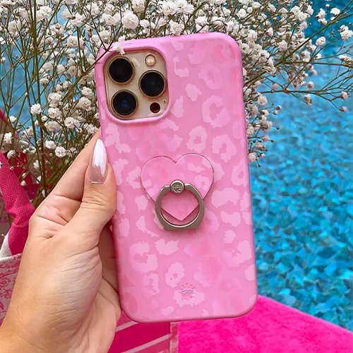 VELVET CAVIAR MagSafe iPhone 15 Pro Case - Hot Pink Leopard BUY IN EUROPE