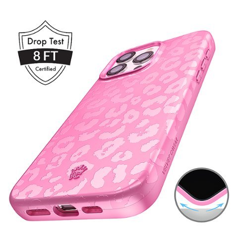 VELVET CAVIAR MagSafe iPhone 15 Pro Case - Hot Pink Leopard WORLDWIDE DELIVERY