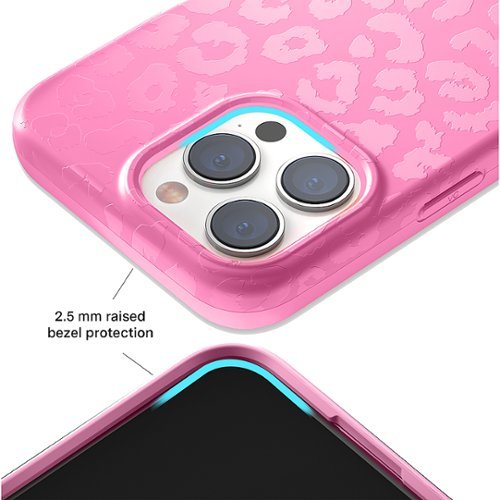 VELVET CAVIAR MagSafe iPhone 15 Pro Case - Hot Pink Leopard GLOBAL SHIPPING