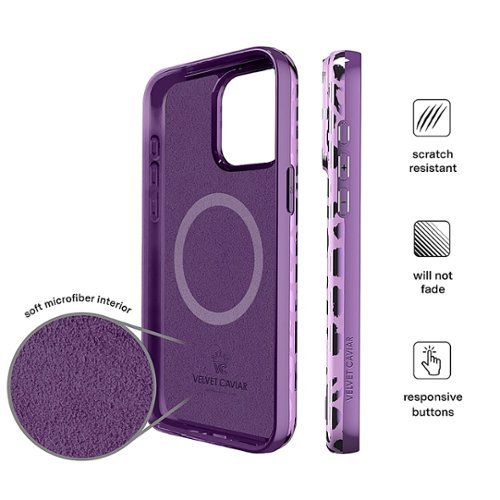 VELVET CAVIAR MagSafe iPhone 15 Pro Case - Amethyst Leopard HOW TO BUY
