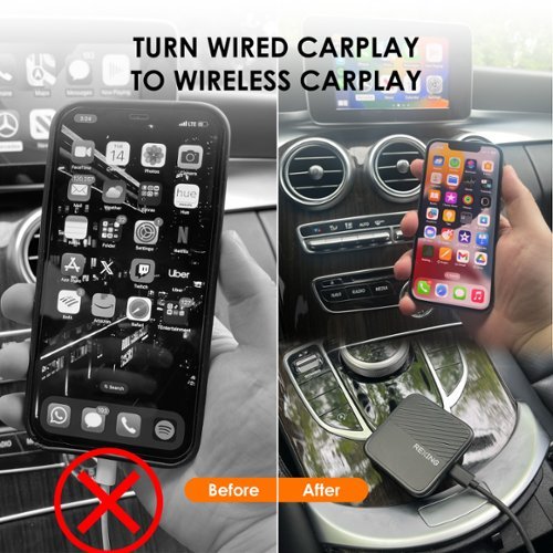 Rexing CPW-2 Wireless CarPlay Adapter for iPhone - Black SHOP ONLINE