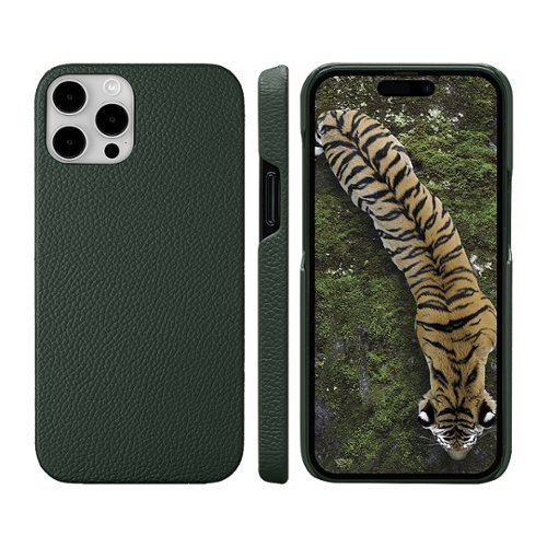 dbramante1928 New York Pebbled Leather Folio for Apple iPhone 15 Pro Max - Evergreen GLOBAL SHIPPING