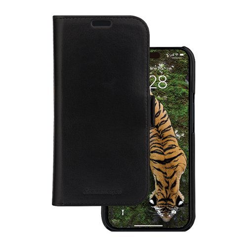 dbramante1928 - Lynge 2-In-1 Wallet and Folio Case for Apple iPhone 15 - Black