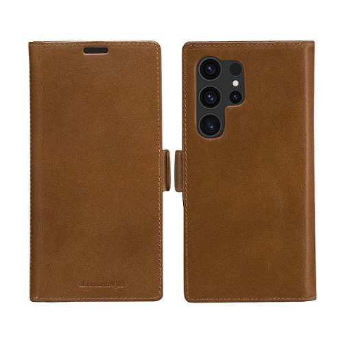dbramante1928 Lynge 2-In-1 Wallet and Folio Case for Samsung Galaxy S24 Ultra - Tan GLOBAL SHIPPING