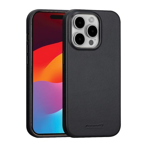 dbramante1928 Roskilde Magsafe Leather Case for Apple iPhone 15 Pro - Black WORLDWIDE DELIVERY