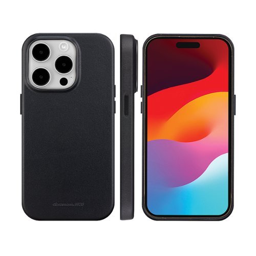 dbramante1928 Roskilde Magsafe Leather Case for Apple iPhone 15 Pro - Black GLOBAL SHIPPING