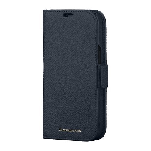 dbramante1928 New York Pebbled Leather Folio for Apple iPhone 15 Pro - Pacific Blue SHOP ONLINE