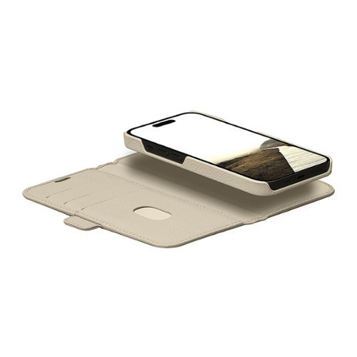 dbramante1928 New York Pebbled Leather Folio for Apple iPhone 15 Pro Max - San Dune WORLDWIDE DELIVERY