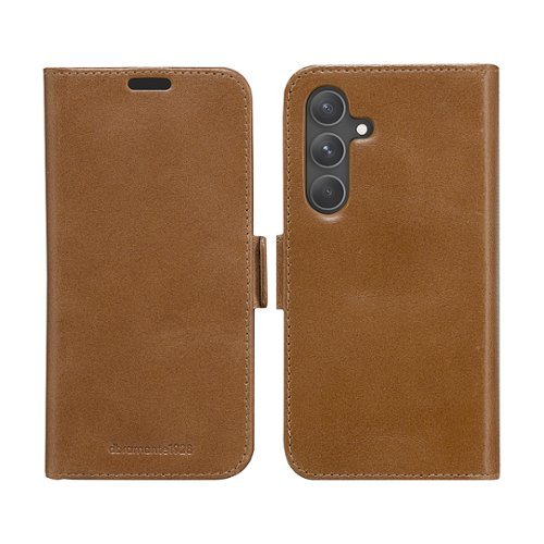 dbramante1928 Lynge 2-In-1 Wallet and Folio Case for Samsung Galaxy S24 Plus - Tan GLOBAL SHIPPING