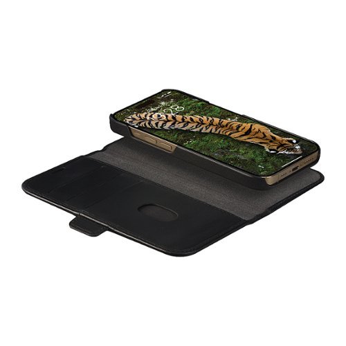dbramante1928 Lynge 2-In-1 Wallet and Folio Case for Apple iPhone 15 Pro - Black WORLDWIDE DELIVERY